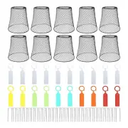 10 Pcs Chicken Wire Cloche Plant Protector Cover Metal Garden Cloche Dome