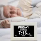 Alarm Clock Digital Calendar LED Clocks For Memory Loss Dementia Elderly