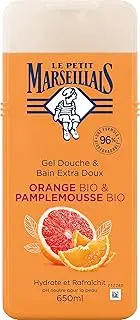 Le Petit Marseillais Extra-Gentle Shower & Bath Gel Organic Orange & Organic Grapefruit 650ml