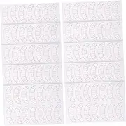 LALADEFIEE 10 Sheets Diy Lash Extension Supplies Lash Isolation Pads Precision Eyelash Stickers under Eye Protection Patches for Students Professionals