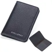 Small Leather Zipper Card Holder Wallet,Hold 8-10 Cards,Front Pocket Billfold,US