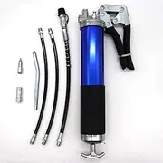 Daseeme Grease Kit,7000 PSI Heavy Duty Grip Grease Set with 14 oz Load, 18 Inch Spring Flex Hose, 2 Exion Rigid,1 Sharp Type Nozzle,1 Reinforced Coupler