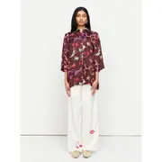 Romy the Brand June Shirt in Bittersweet Burgundy at Nordstrom, Size Medium Au