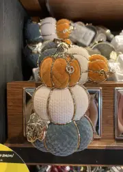 Bath & Body Works FALL PUMPKINS GOLD Swirl GLITTER Wallflower Plug-In Diffuser