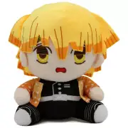 New Sitting Zenitsu Agatsuma DEMON SLAYER 7 inch Plush Kimetsu no Yaiba Plushie