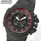 NEW ARMANI EXCHANGE GRAY SILICONE BAND DIGITAL ANALOG DIAL WATCH AX1196