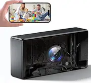 4K WiFi Security Camera Clock with Night Vision, Body Camera Nanny Cam, AI Motion Detection