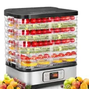 Homdox Food Dehydrator Machine, 8 BPA-Free Trays Food Dryer, 72H Timer and Te...