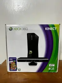 在飛比找Yahoo!奇摩拍賣優惠-Xbox360 Kinect 4G主機+把手+遊戲片4片