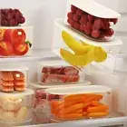 Plastic Refrigerator Freezer Organizer Food Sorting Storage Box Vegetable
