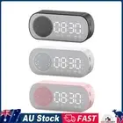 Wireless Bluetooth-Compatible Speaker Portable Audio FM Radio Clock Dual Alarm