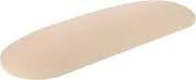 CALLARON Nail Art Hand Support Cushion Comfortable Arm Rest for Manicure Table Stylish Milk Tea Color Nail Design Hand Rest Easy to Clean Soft Surface for Professional Personal Use