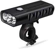 Bike Light Set USB Rechargeable, Bike Headlight, LED Super Bright 3 Lights Modes for All Bicycles, Road, Mountain - IPX5 Waterproof