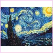 5D Diamond Painting Van Gogh's Starry Night Canvas Diamonds Art Fast Shipping