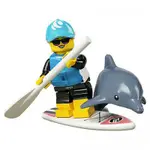 【台中翔智積木】LEGO 樂高 71029 21代人偶包 1號 划槳衝浪者 海豚