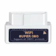 White Wi-Fi OBD2 ELM327 Inspector 1.5 PIC25K80 Chip Diagnostic Tool Interface