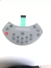 Octane Fitness Q35 BASE ROHS Elliptical Membrane Lower Keypad Q35BRWWT(D)-MLK