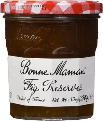 Bonne Maman Fig Preserves - Case of Six 13 Oz Glass Jars