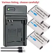 Battery or Charger for Samsung SLB-10A ES50 ES55 ES60 EX2F HZ10W HZ15W SL35 Cam