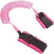 PERSELOSO Traction Rope Elastic Throw Ring Lost Wrist Link Leash for Travel Pink Comfortable Harness Belt for Outdoor Activities and Shopping