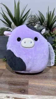 ALEXIE Cow Squishmallow 5” BNWT