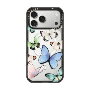 iPhone 17 Pro Max Impact Case MagSafe Compatible Butterflies