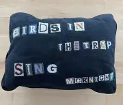 Travis Scott Birds In The Trap Sing McKnight Throw Pillow Birds Eye View Tour
