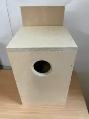 Bird Budgie Budgerigar canary finch wooden breeding nest box slide w drawer