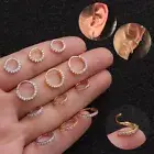 Zircon Earrings Nose Ring Hoop Piercing Tragus Helix Cartilag Labret Monroe