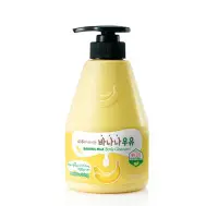 在飛比找Yahoo!奇摩拍賣優惠-岡山戀香水~韓國 KWAILNARA 香蕉牛奶沐浴乳560g
