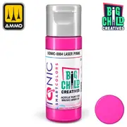 Ionic - Acrylic Paints - Laser Pink 20ml