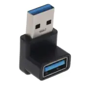 90 Degree USB 3.0 Adapter Plug Right Angle Male Female Converter USB3.0 Coupler