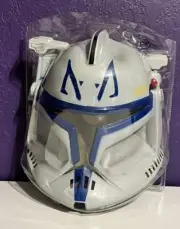 Star Wars Blue Clone Trooper Rex Adult Cosplay Halloween Mask 2010 Rare Rubies
