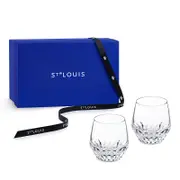 Saint Louis Folia Medium Tumbler, Set of 2