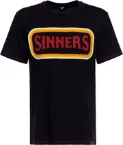 King Kerosin Sinners F*ck You All, t-shirt , color: Black/Red/Yellow , size: M