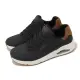 【SKECHERS】休閒鞋 Uno-Suited On Air 男鞋 黑 棕 氣墊 緩衝 厚底 增高 運動鞋(183004-BLK)
