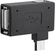 Micro USB 2.0 90 Degrees to The Right -Digle Adaptor with OTG Function for -Window