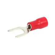Aerpro 5.3Mm Fork Terminal Red - 100 Pieces, APF10R