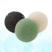 3pcs Sponges Bath Sponge Massage Exfoliating Face Sponge