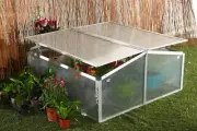 New Suncozy Garden Mini Greenhouse w/ Cover Sheet & 4 Flap Top