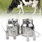 14L Electric Milking Machine Vacuum Impulse Pump Goat Milker Upgraded EU Plug AU