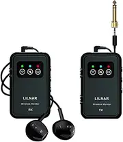Peakloong Wireless in Ear Monitor System 2.4G Wireless IEM System Transmitter Receiver Support Stereo Mono Singer Studio
