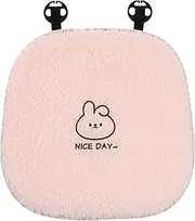 Bunny Car Seat Covers, Warm Plush Car Seat Cushion, Winter Car Seat Covers, Wear-Resistant Car Accessories for Driving, Travel
