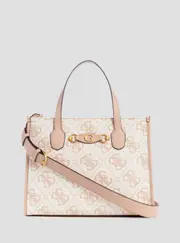 GUESS Pink Logo Izzy Compartment Tote Bag