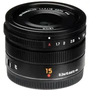 Panasonic Leica DG Summilux 15mm f/1.7 Black