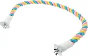 HOUDERCO Bird Chirping The Birdcage Bird Ladders for Parrots Chicken Perch for Budgie Bird Play Stand Bird Cage Catcher Netting Squirrel Bird Cages Bird Swing Rope Cotton Rope
