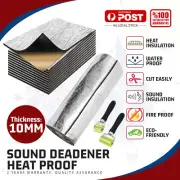 Sound Deadener Heat Proof Insulation Noise Proofing Foam Car Auto Shield10mm (for: Porsche)