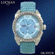 Ladies' LOCMAN Cavallo Pazzo Chrono Ref.161 Diamond Bezel Quartz Watch 40 mm MOP