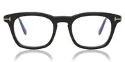 Tom Ford FT5870-B Blue-Light Block 001 Men's Glasses Black Size 50 - Private Health Rebate - Blue Light Block Available