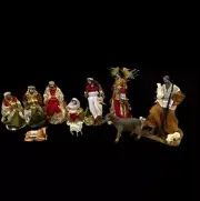 Christmas Nativity Scene Xmas Manger Christian Jesus Figurines